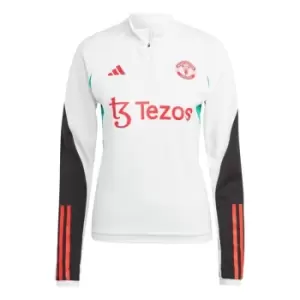 Image of adidas Manchester United Training Top 2023 2024 Womens - White