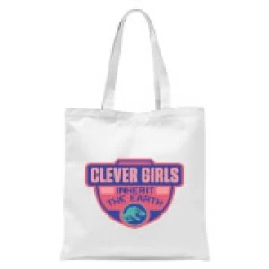 Image of Jurassic Park Clever Girls Inherit The Earth Tote Bag - White