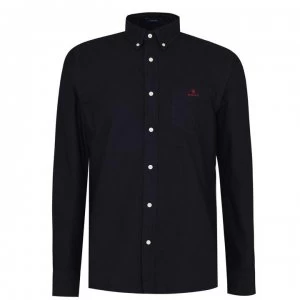 Image of Gant Oxford Shirt - Navy 433