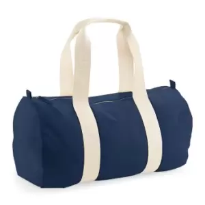 Image of Westford Mill EarthAware Organic Barrel Bag (One Size) (French Navy)