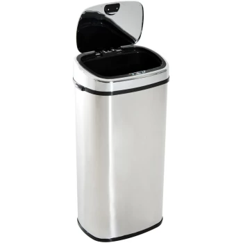 Image of Homcom - 68L Sensor Dustbin Stainless Steel Automatic Kitchen Waste Bin Silver