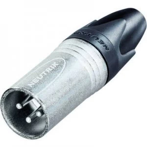 Image of Neutrik NC3MXX XLR connector Plug, straight Number of pins: 3 Silver