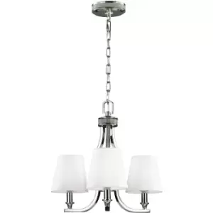 Image of Chandelier Pave Nickel poli 40,6 Cm