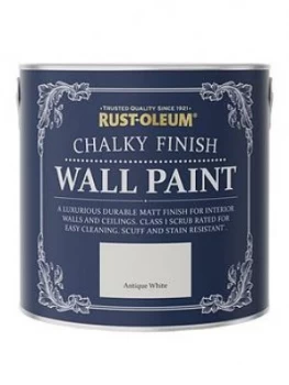 Image of Rust-Oleum Chalky Wall Paint Antique White 2.5L