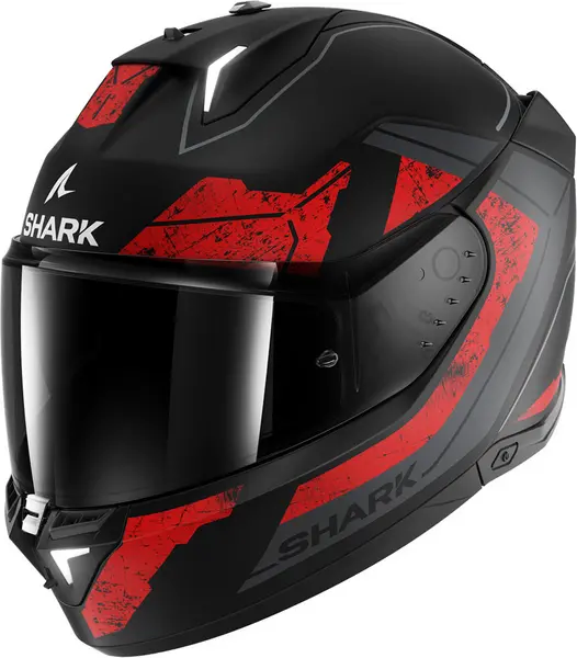 Image of Shark SKWAL i3 Rhad Mat Black Chrom Red KUR Full Face Helmet XL