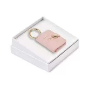 Image of Beautifully Boxed Photo Wonderful Mum Blush Pink Keyring KLB1659