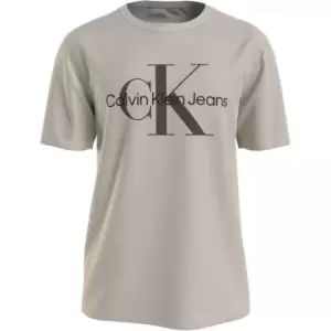 Image of Calvin Klein Jeans Seasonal Monologo Tee - Beige
