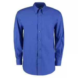 Image of Kustom Kit Mens Long Sleeve Corporate Oxford Shirt (16.5inch) (Royal Blue)