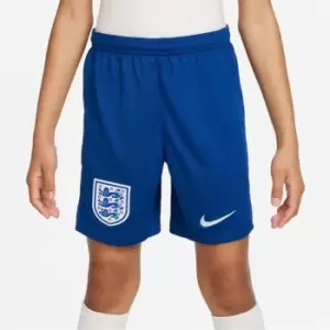 Image of Nike England Home Shorts 2023 Juniors - Blue