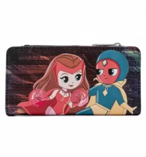 Image of Loungefly Marvel Wanda Vision Chibi Wallet