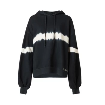 Image of AllSaints Rihan Tydy Hoody - INK Blue/WHITE
