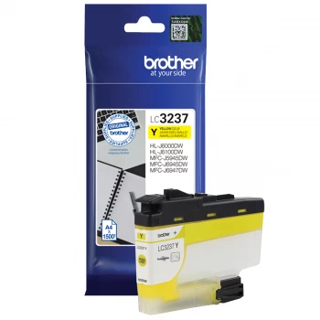 Image of Brother LC3237 Yellow Ink Cartridge