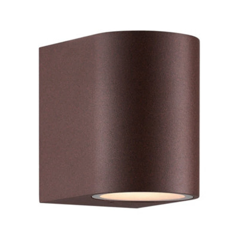 Image of Nordlux Dion Outdoor Aluminium Wall Light Dark Sky Brown,mains