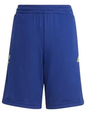 Image of Boys, adidas Messi Short, Blue, Size 7-8 Years