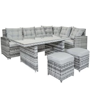 Image of Charles Bentley Milano Multifunction Casual Dining Set