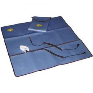 Image of ESD maintenance kit Blue L x W 600 mm x 600 mm BJZ C 190 100N incl. PG cable incl. PG strap incl. cable