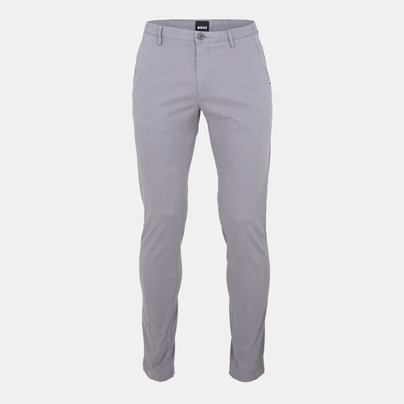 Image of Boss Mens Straight Leg Trousers Dark Grey male 28W R