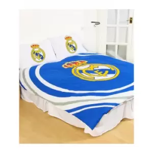Image of Real Madrid CF Official Reversible Pulse Duvet Set (Double) (Blue/White)