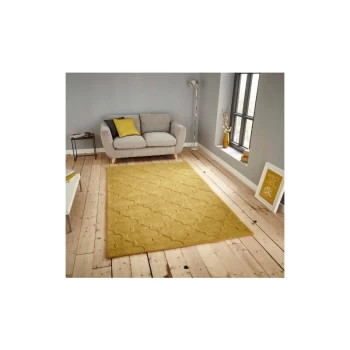 Image of HK 8583 Yellow 150cm x 230cm Rectangle - Yellow