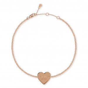 Image of Radley 18ct Rose Gold Plated Sterling Silver Heart Bracelet