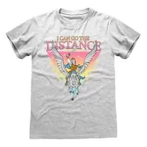 Image of Hercules Mens Go The Distance T-Shirt (M) (Grey Heather)