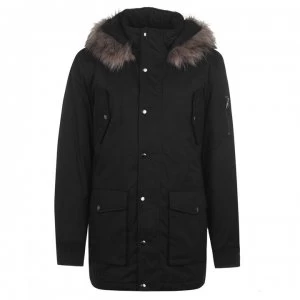 Image of Firetrap Firetrap Block Parka Jacket Mens - Navy