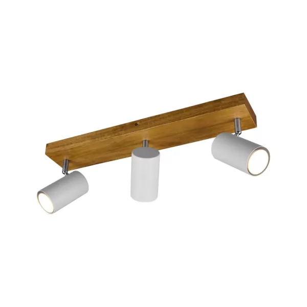 Image of Marley II Modern 3 Light Ceiling Spotlight Bar White Matt