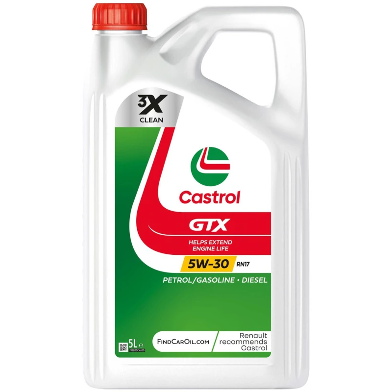 Image of Castrol 15F6E5 Engine oil Castrol GTX 5W-30 RN17 Capacity: 5l, Synthetic Oil Engine Oil (1862)