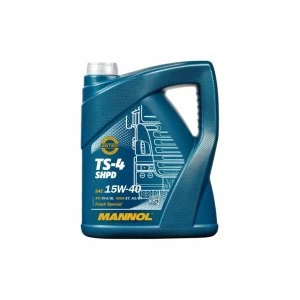 Image of MANNOL 5L TS-4 SHPD 15W40 ENGINE OIL ACEA E7/A3/B4 VOLVO VDS 3 RLD-2 MAN M3275