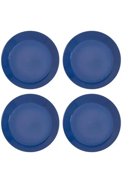 Image of Sur La Table Colour Me Happy Set of 4 Side Plate 20.5cm Blue Blue