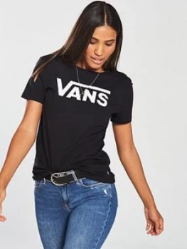Image of Vans Flying V T Shirt Black Size M Women