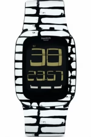 Image of Unisex Swatch Touch Alarm Chronograph Watch SURB120