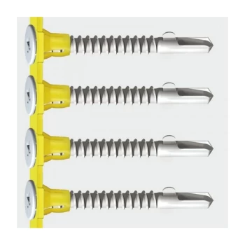 Image of 4865COLLW Collated Wing Tip Screw BZP 4.8 x 65mm Box of 500 - Timco