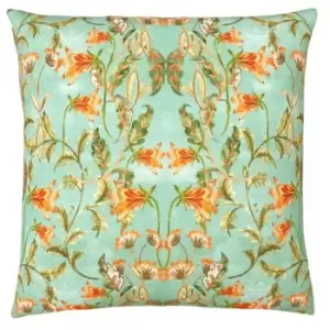 Image of Evans Lichfield Heritage Bellflowers Cushion Cover (One Size) (Larchmere)