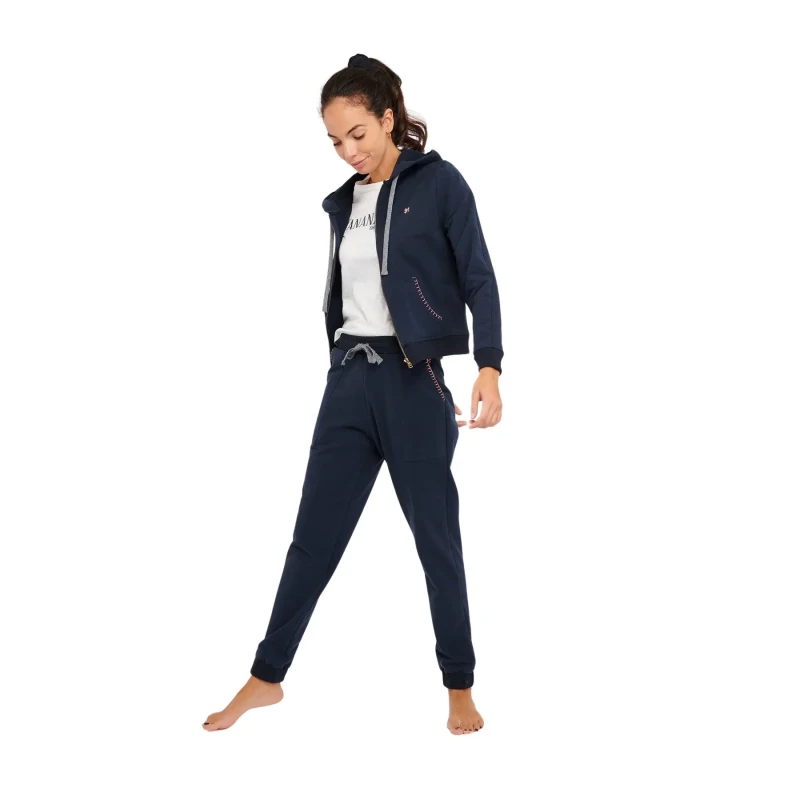 Image of banana moon Womens Hoodie Banana Moon Fresco Modelo Bleu Female S