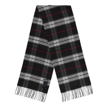 Image of Howick Cashmink Check Scarf - Black Check