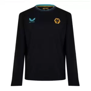 Image of Castore Wolves Sweater Mens - Green