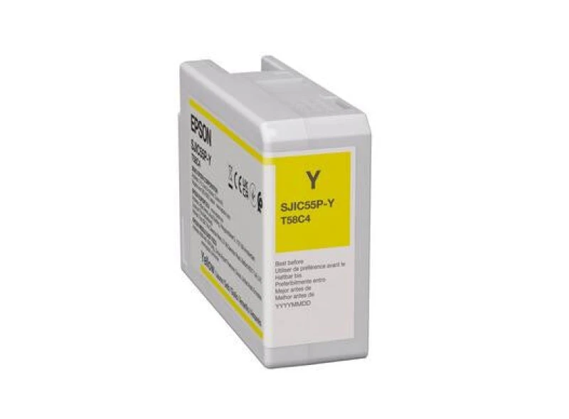 Image of Epson Epson SJIC55(Y) ink cartridge Original Yellow C13T58C440