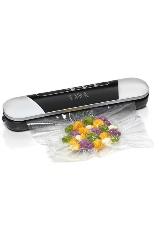 Image of LAICA Vacuum Sealer Machine, Multiple Functions, Heat Seal, Partial-Pulse Vacuum Black unisex