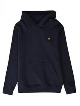 Image of Lyle & Scott Boys Classic Overhead Hoodie - Black, Size 4-5 Years