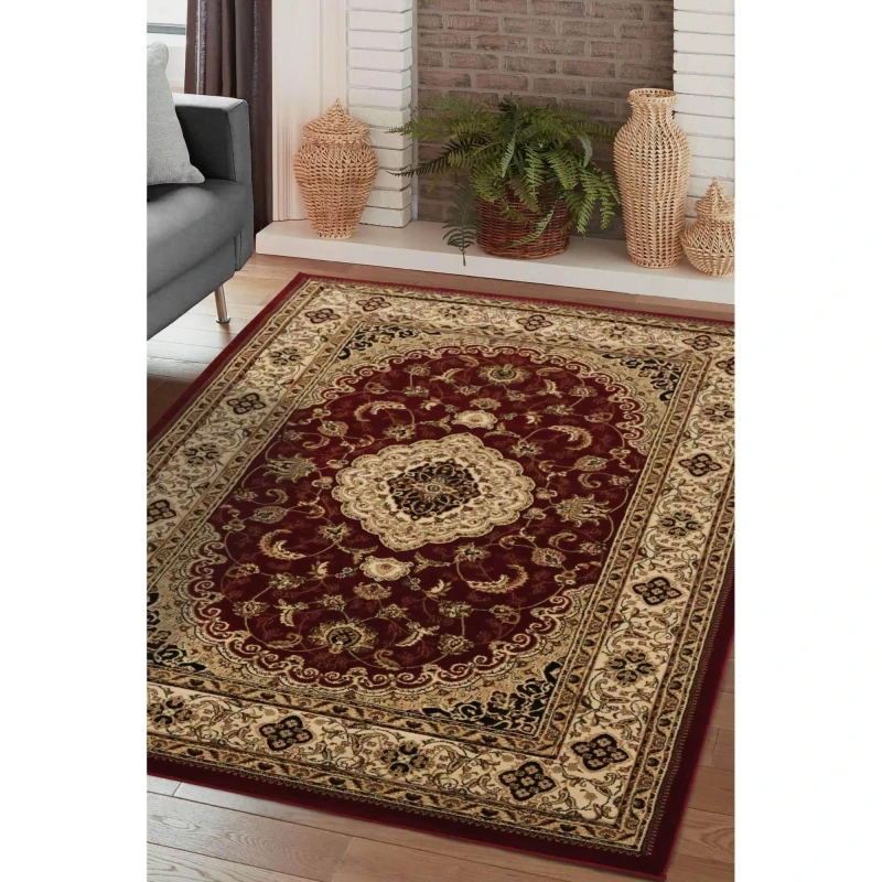 Image of Homemaker Victoria Traditional Rug Red Red unisex 120x170cm