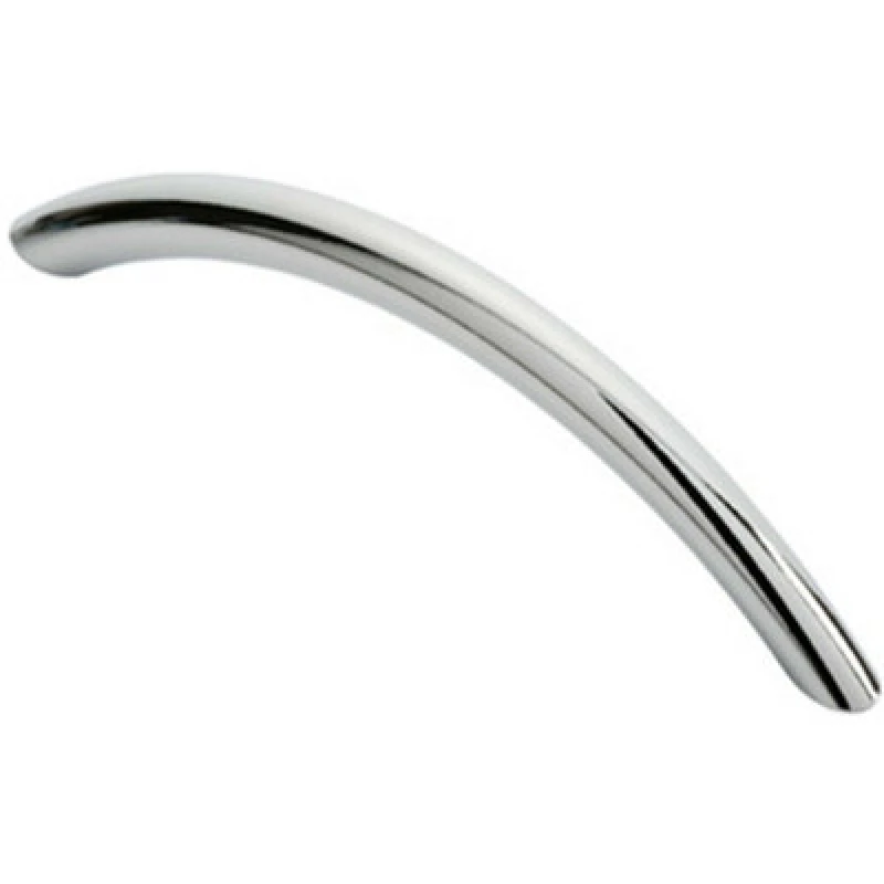 Image of Loops Curved Bow Cabinet Pull Handle 119 x 10mm 96mm Fixing Centres Chrome Multi unisex