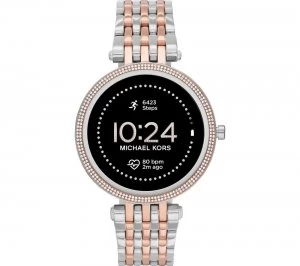 Image of MICHAEL KORS Darci Gen 5E MKT5129 Smartwatch - Silver & Gold, Mesh Strap, Silver