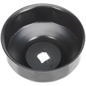 Image of Sealey 65mm x 14 Flutes Oil Filter Cap Wrench