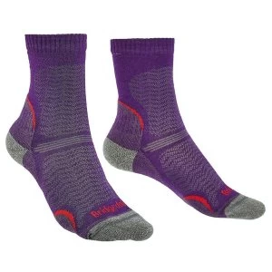 Image of Bridgedale HIKE Ultra Light Merino Performance Original Womens - Medium Purple