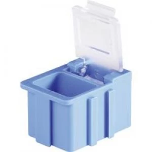 Image of SMD box Red Lid colour Transparent L x W x H 16 x 12