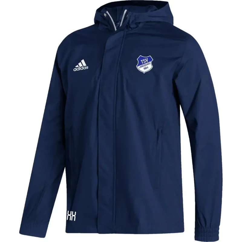 Image of adidas ENT22 Rain Jacket Mens - Blue Blue S