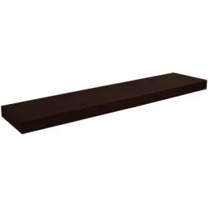 Image of Chicago - Wood Effect 70cm Floating Wall Shelf - Walnut - Walnut