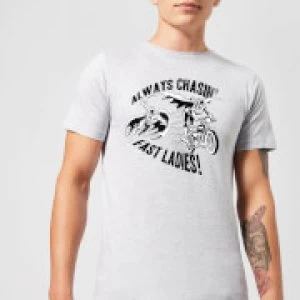 Image of DC Comics Batman Always Chasin' T-Shirt - Grey - S - Black