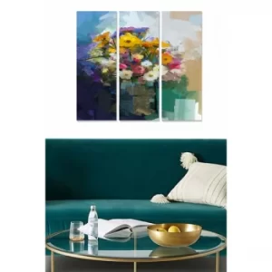 Image of MDF242023468 Multicolor Decorative MDF Painting (3 Pieces)